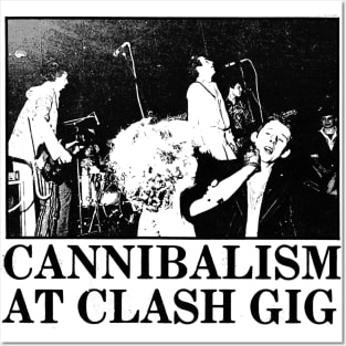 Cannibalism at Clash Gig Posters and Art